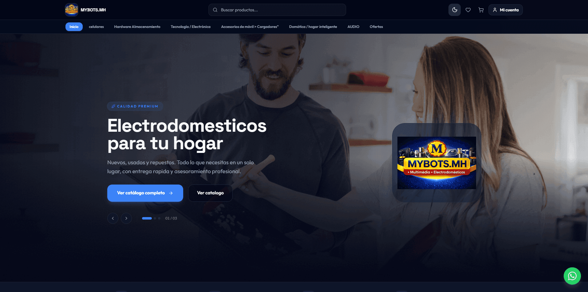 Home del ecommerce MyBots